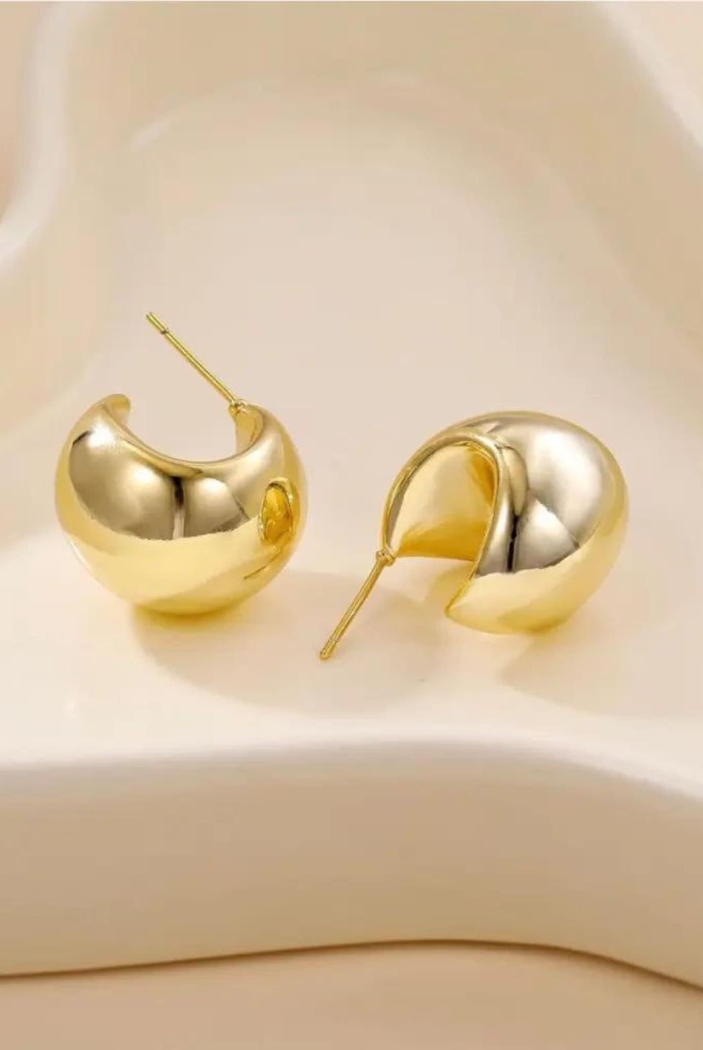 Chunky Gold Earrings