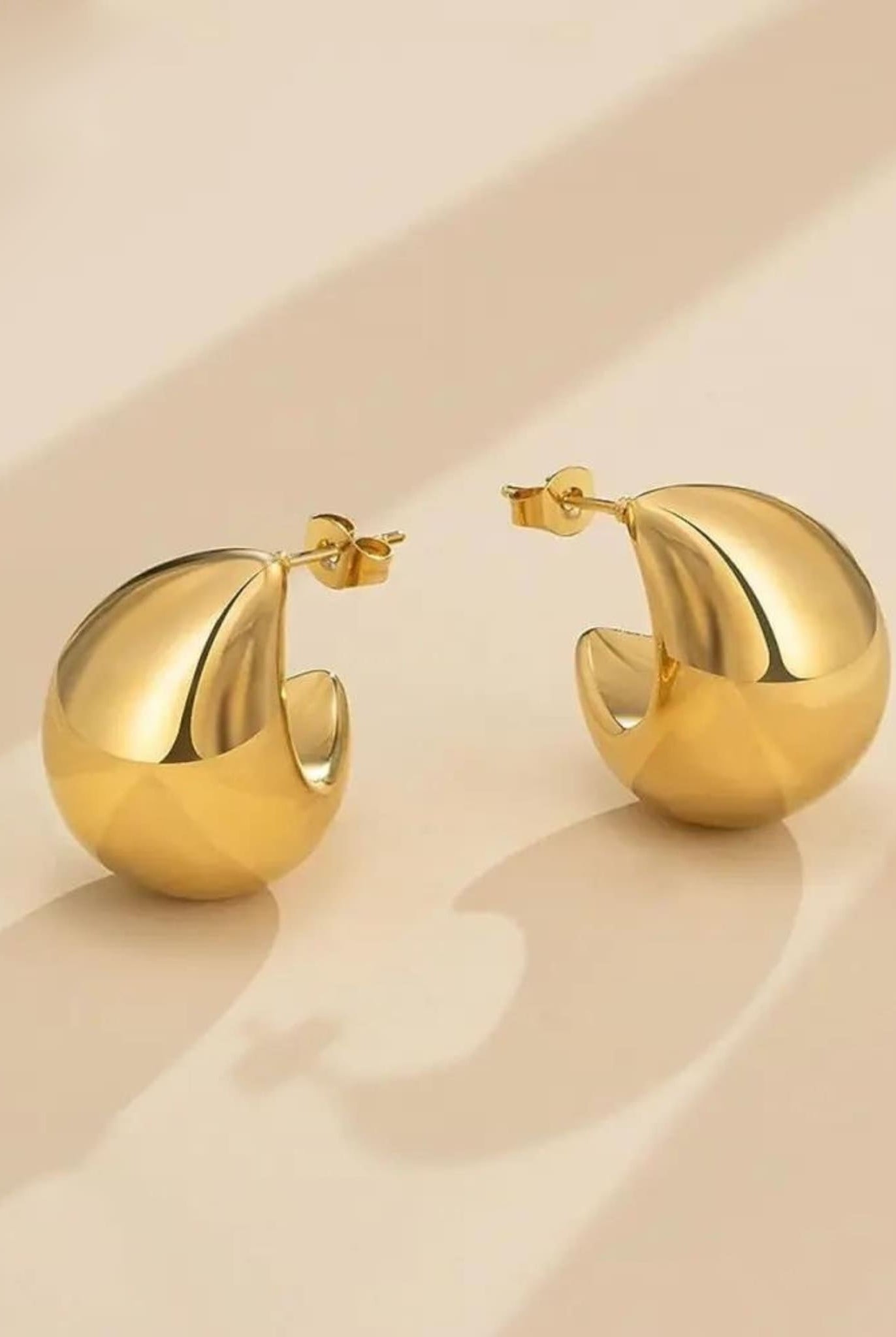 Chunky Gold Earrings