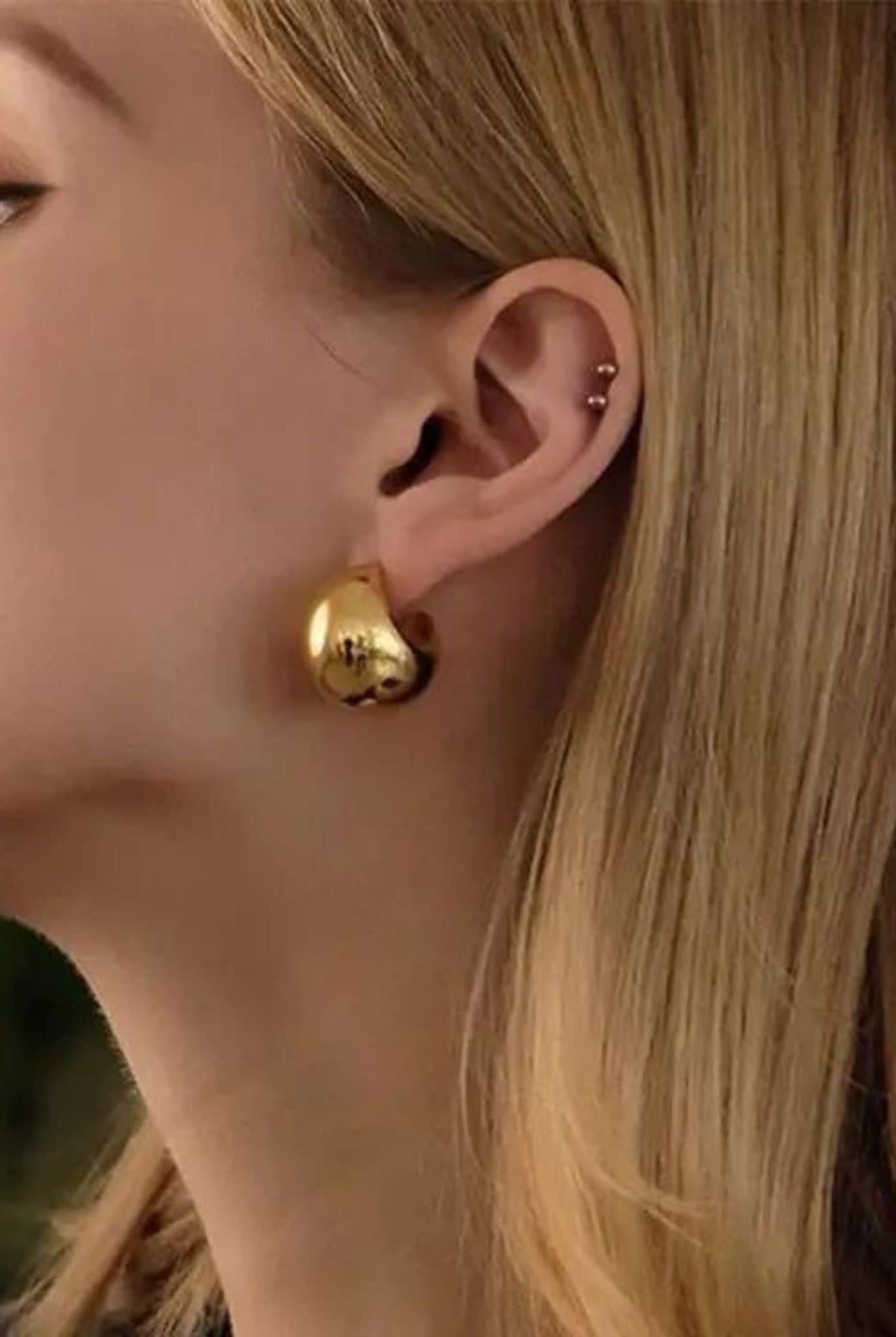 Chunky Gold Earrings