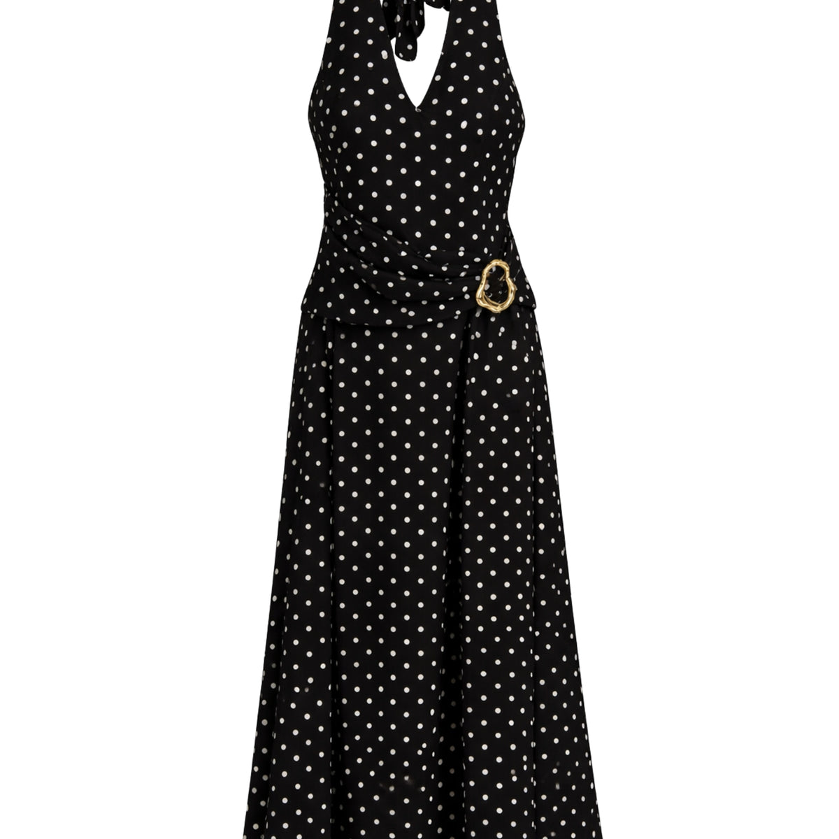 Colette Polka Dot Dress - Black