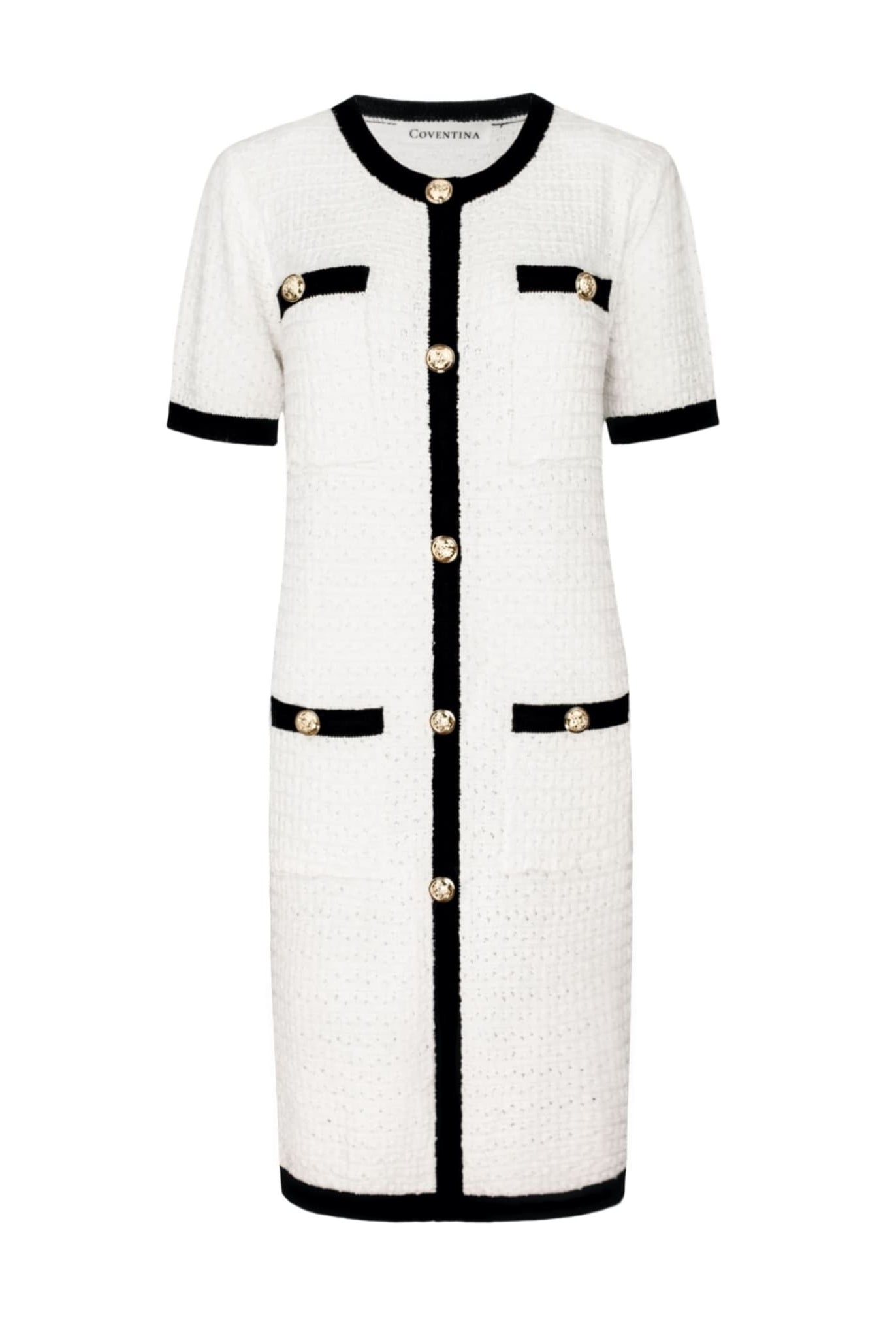 Crochet Style Summer Dress In White