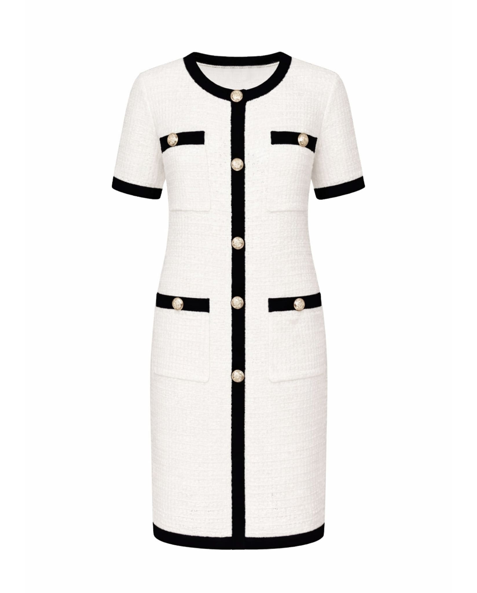 Crochet Style Summer Dress In White