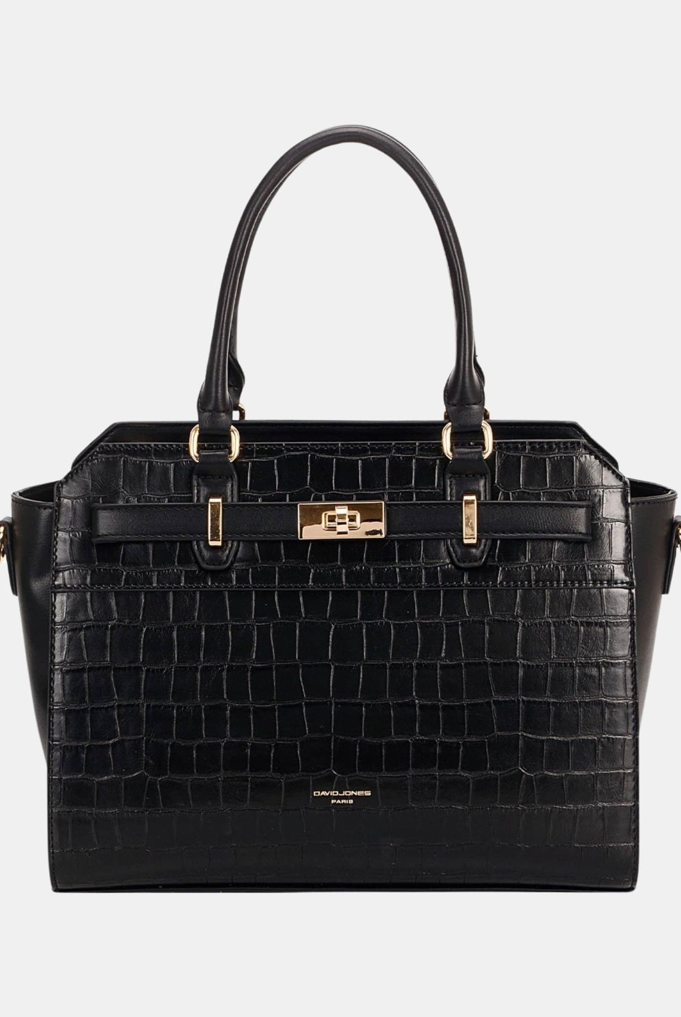 Crocodile Embossed PU Leather Tote Bag