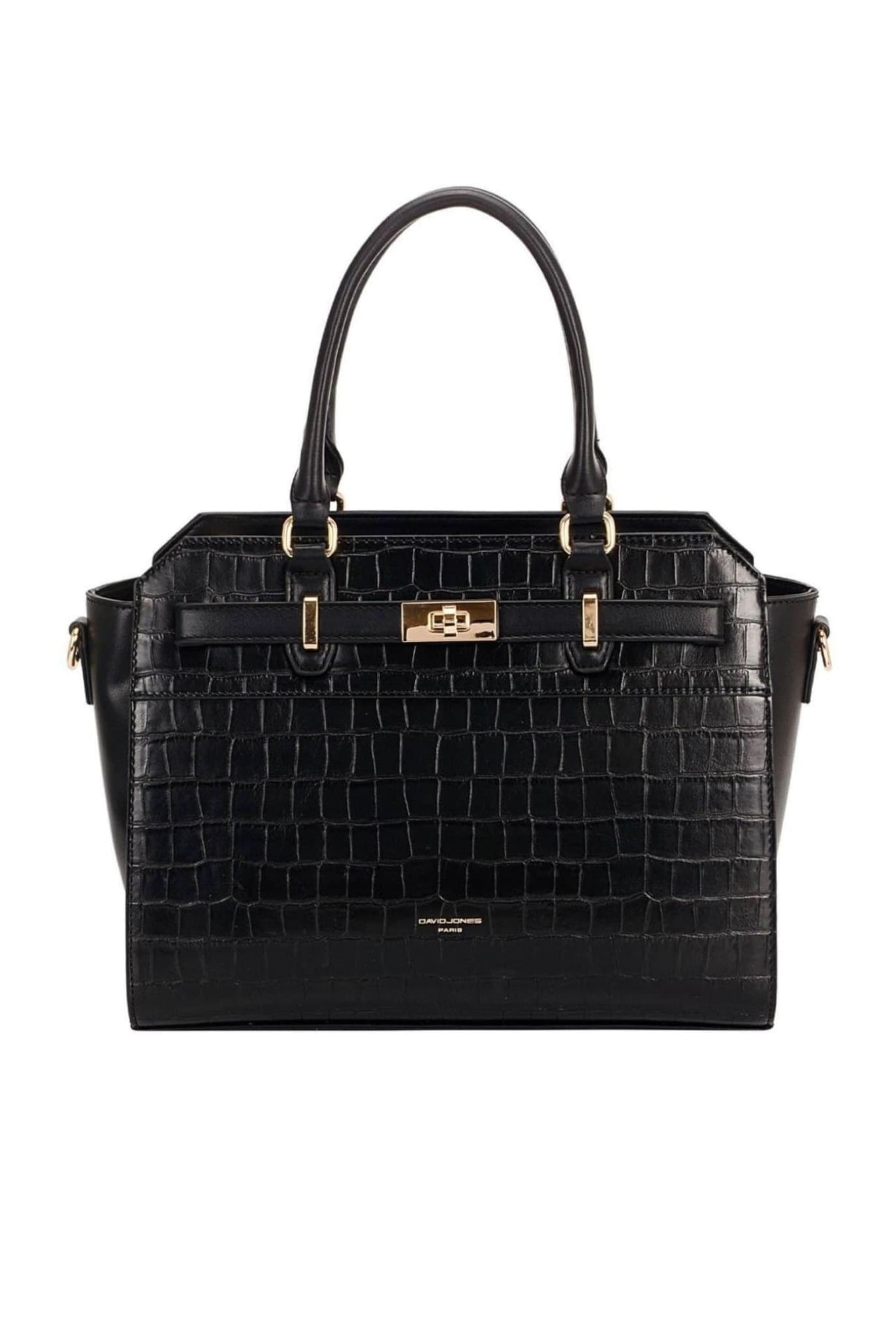 Crocodile Embossed PU Leather Tote Bag