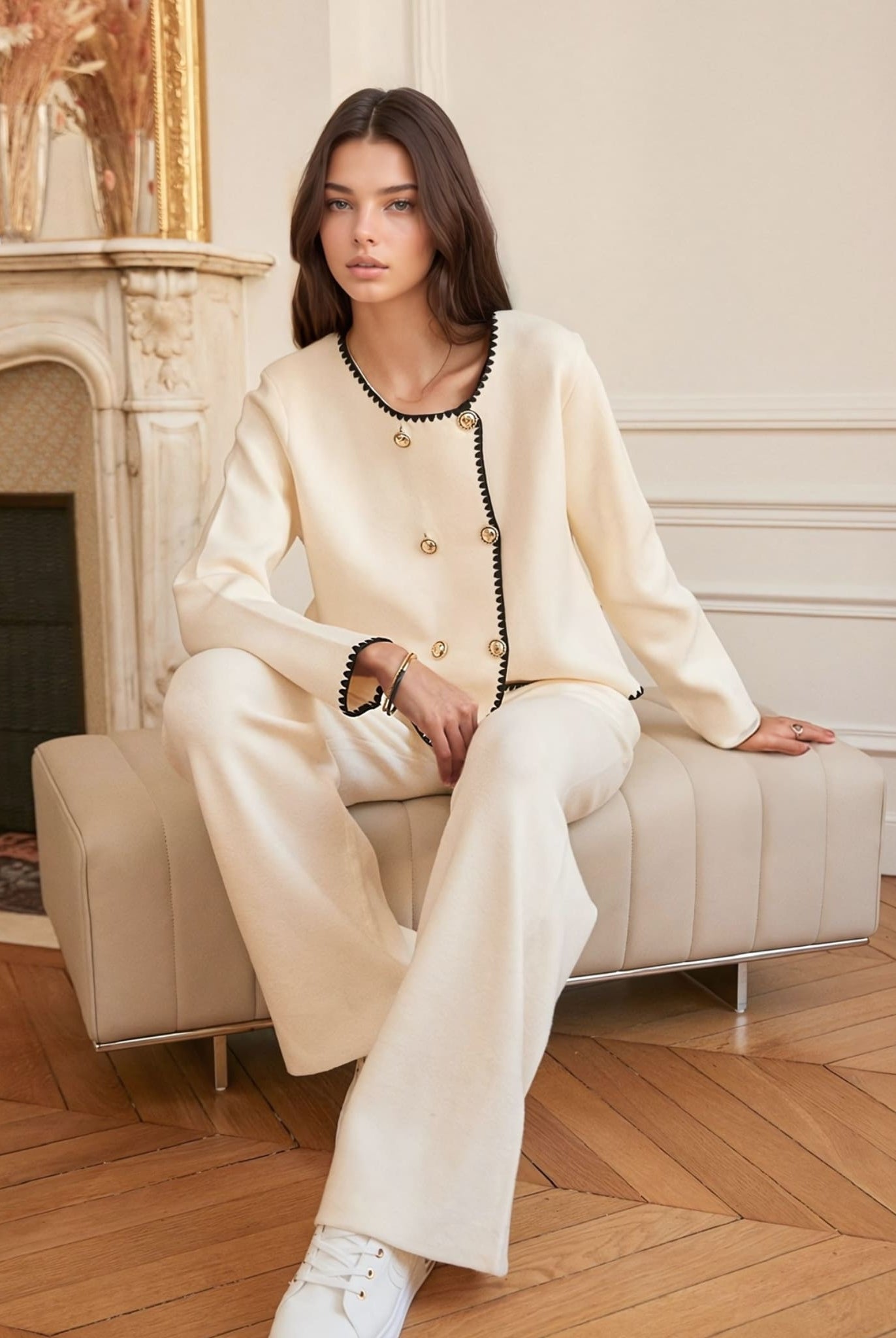 Double Breasted Cardigan