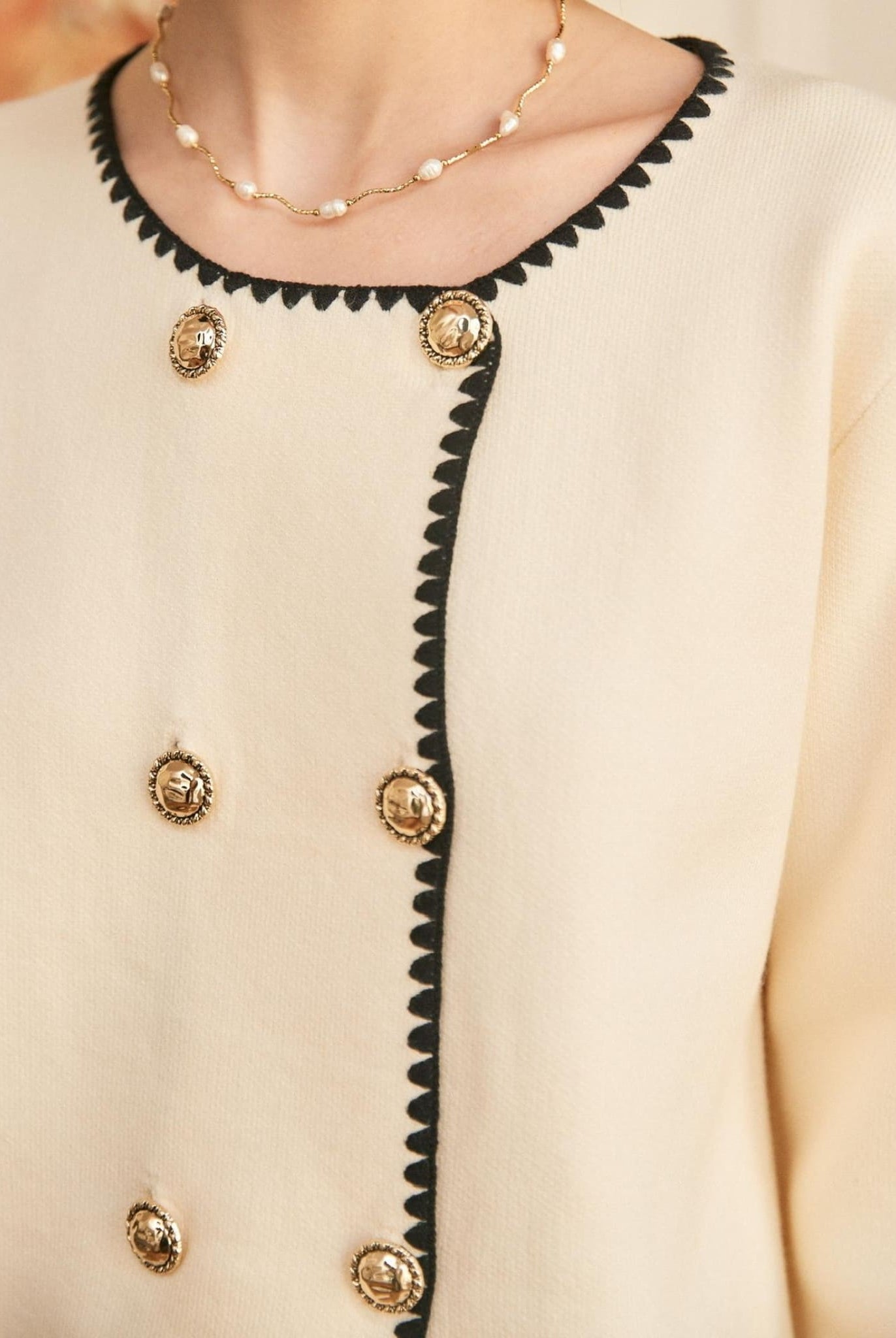 Double Breasted Cardigan