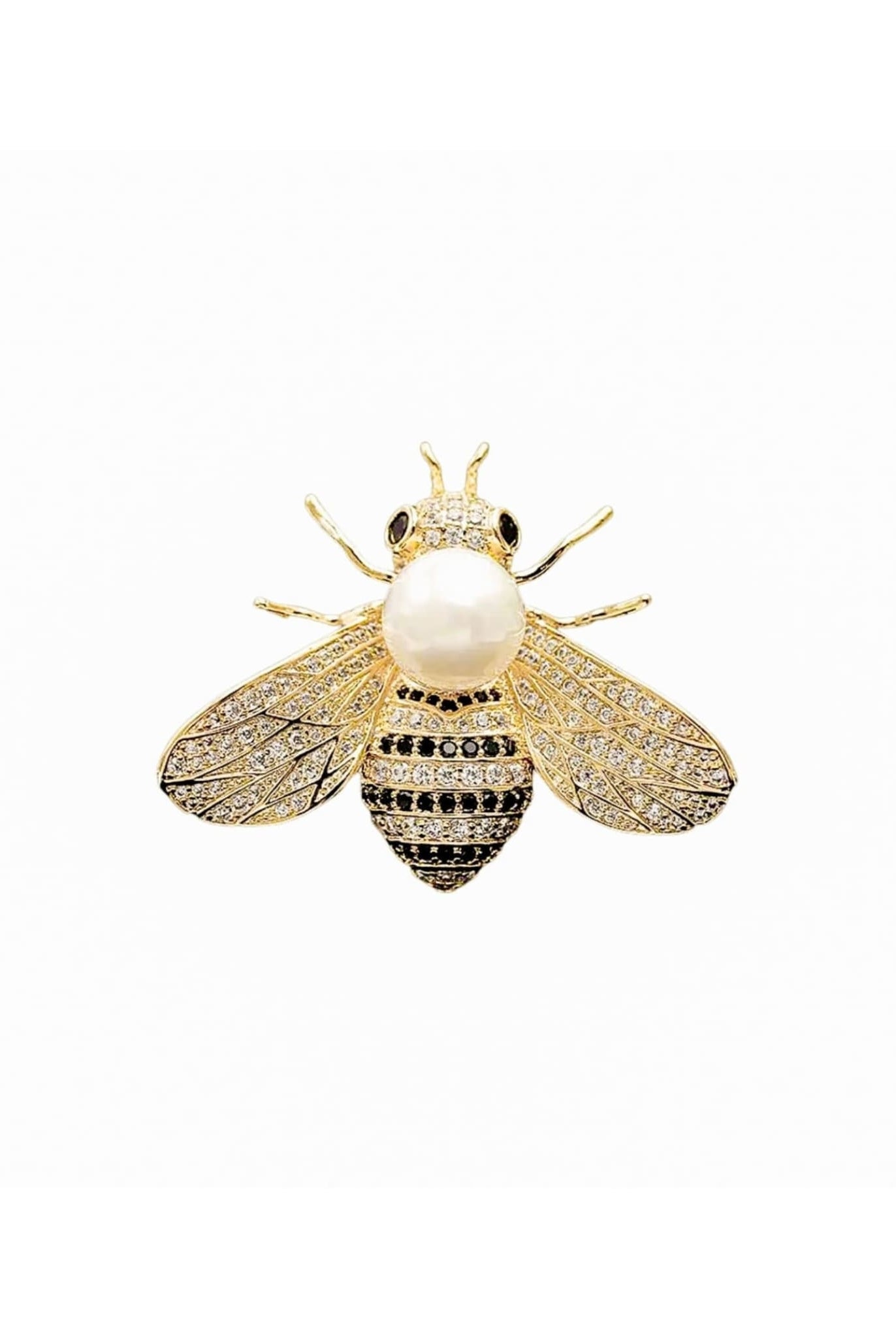 Gold Plated Bee Brooch