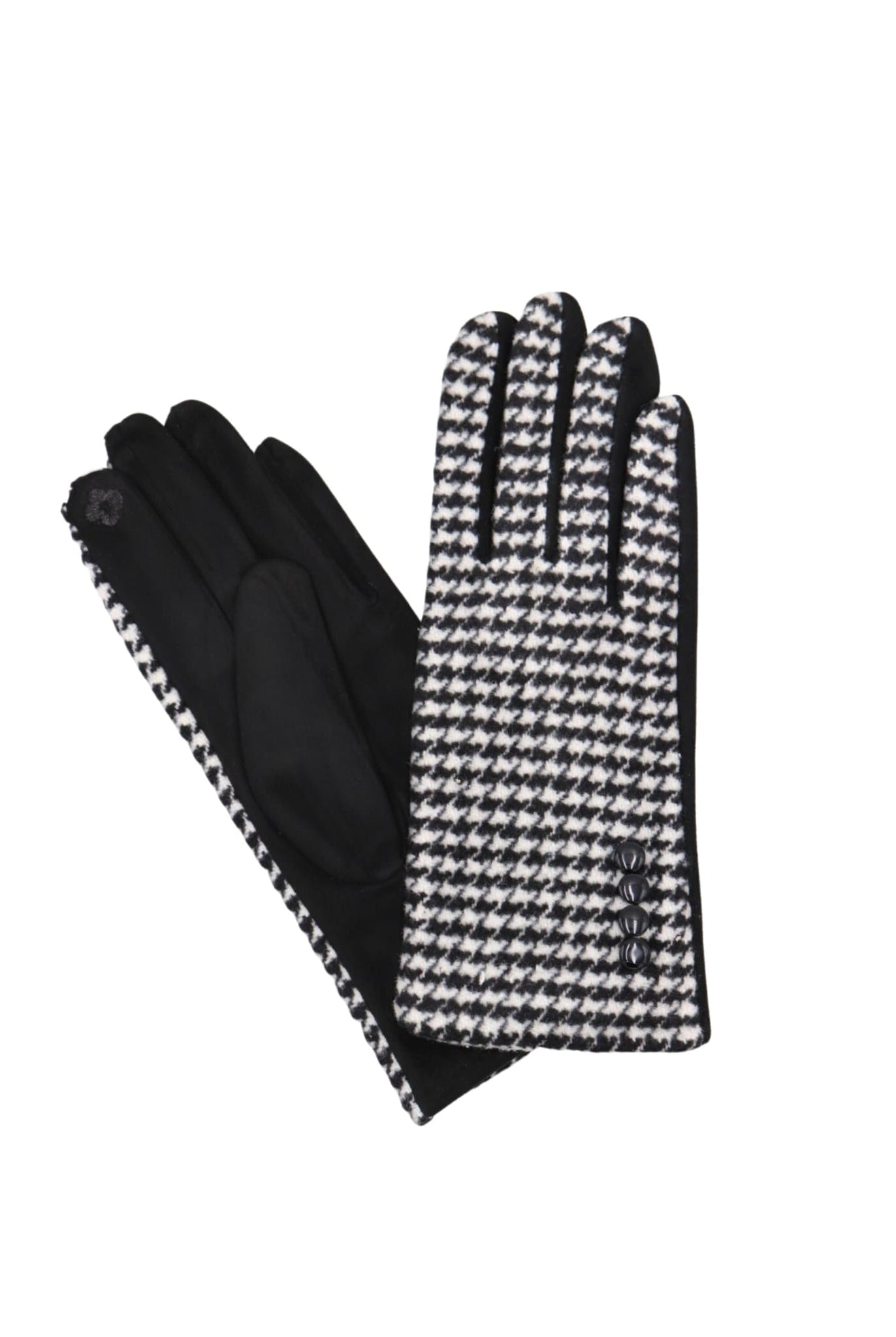 Houndstooth Gloves