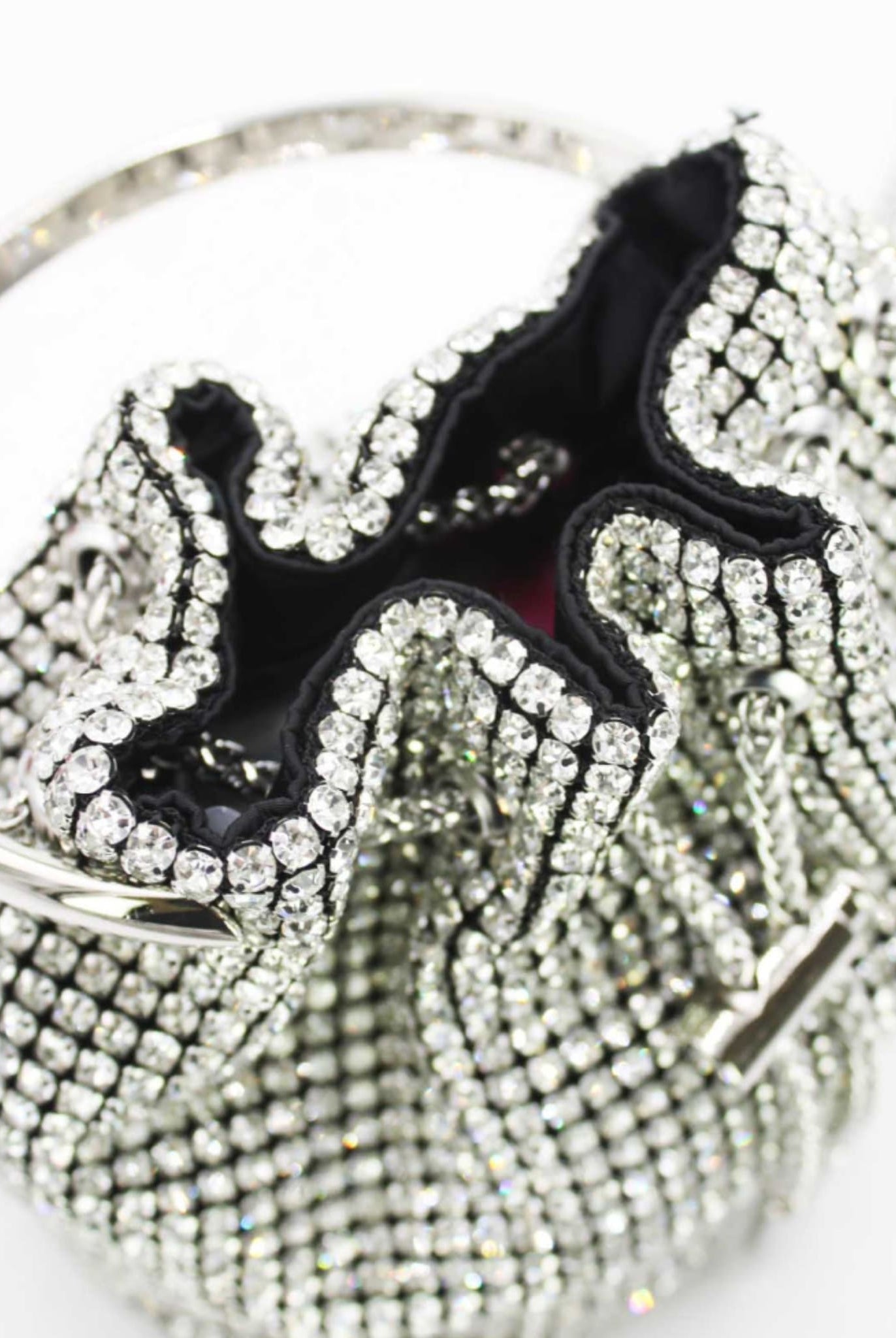 Rhinestone-bucket-bag-silver