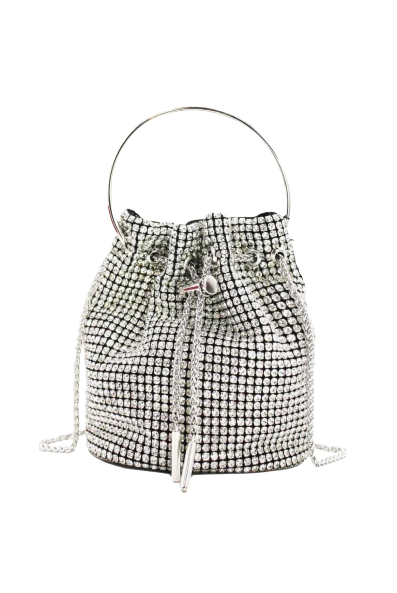 Rhinestone Bucket Bag