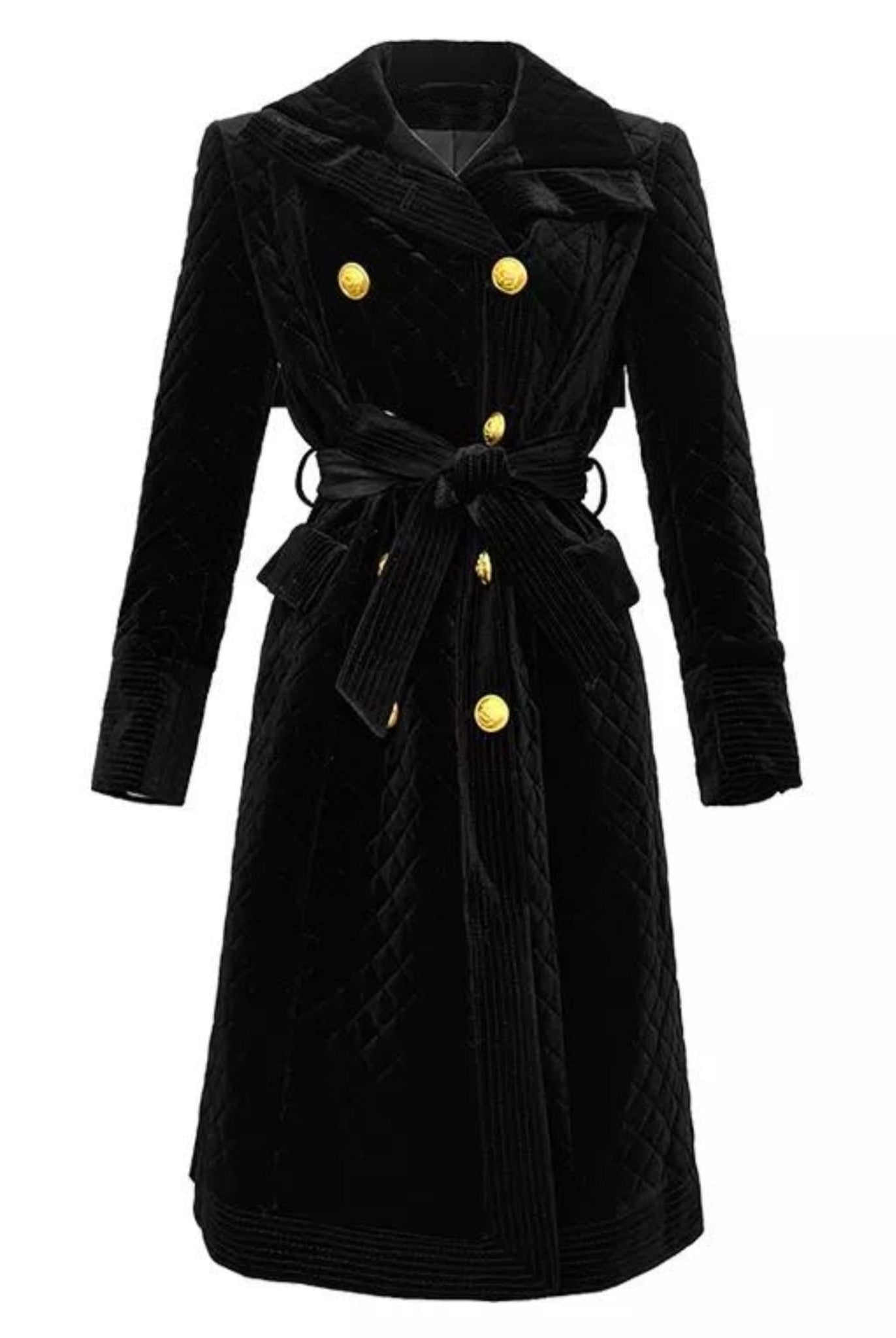 Black Velvet Coat