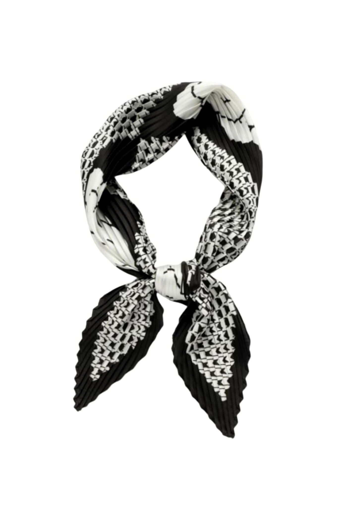 Camellia Pleated Scarf