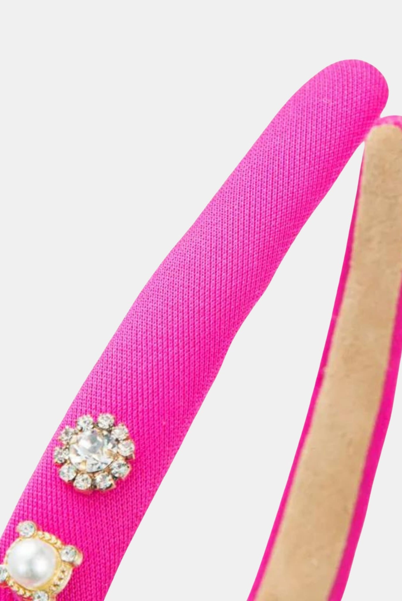 Crystal & Pearl Decorated Hairband