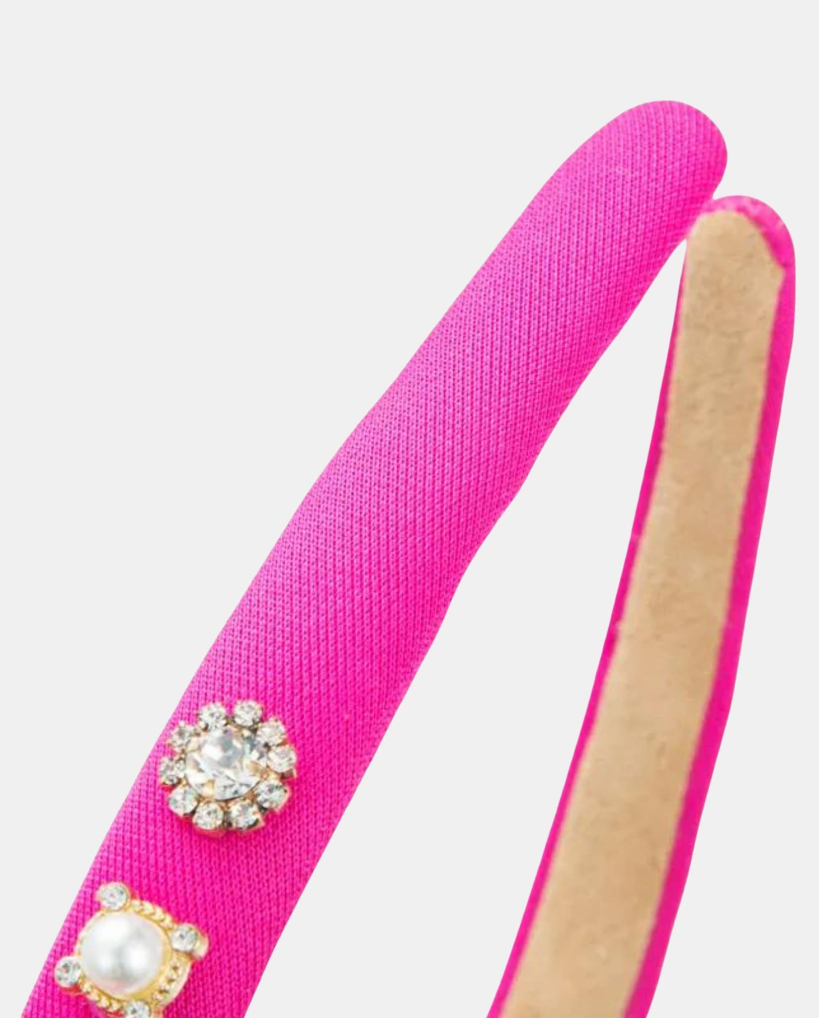 Crystal & Pearl Decorated Hairband