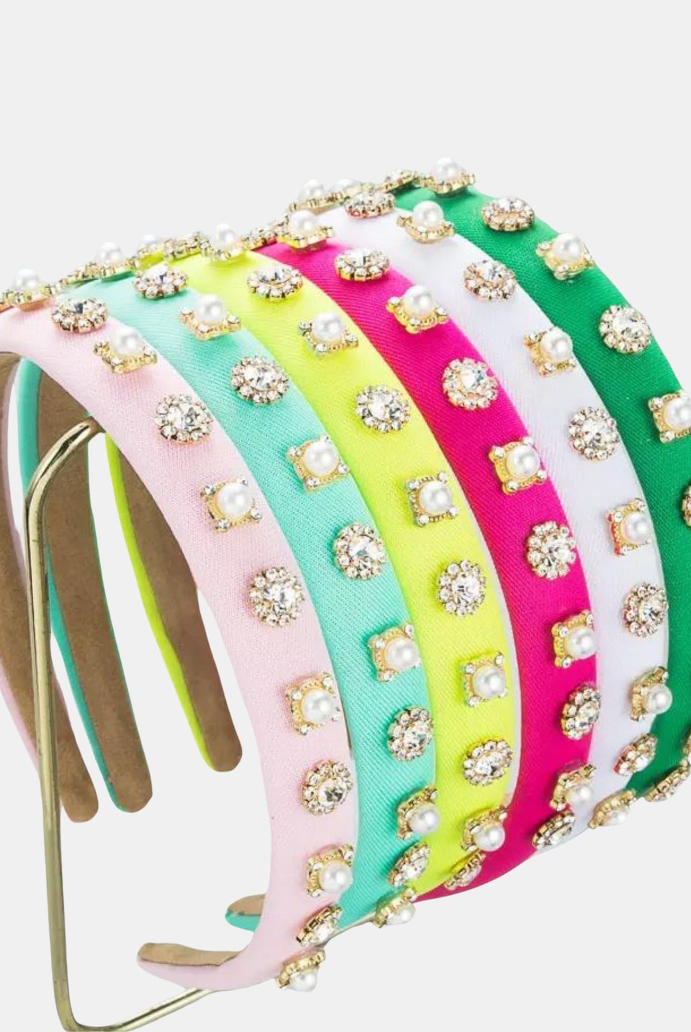 Crystal & Pearl Decorated Hairband