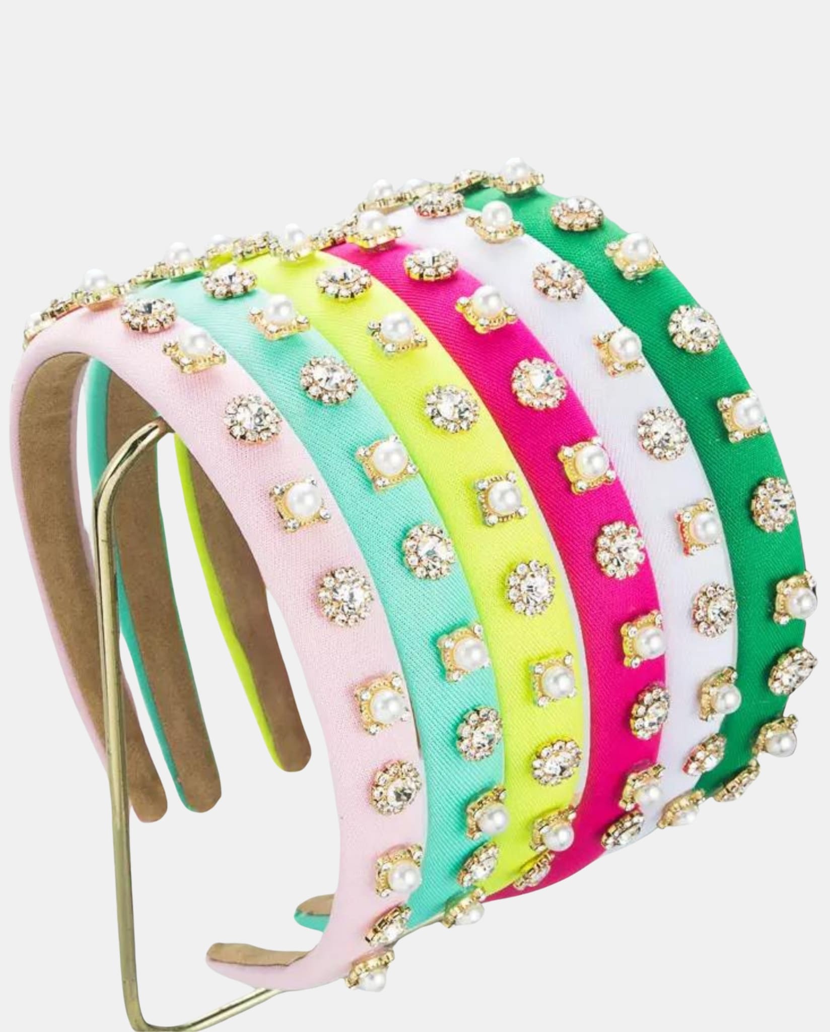 Crystal & Pearl Decorated Hairband