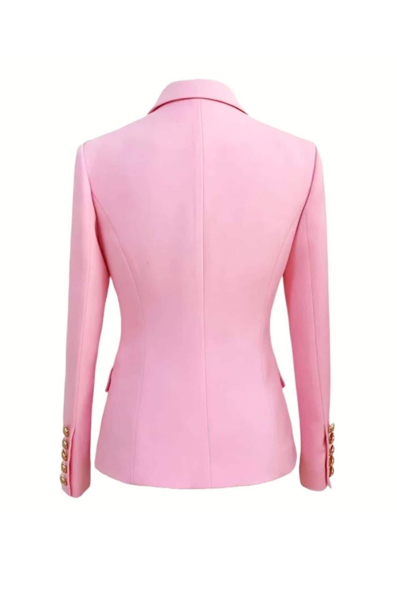 Double Breasted Pink Blazer