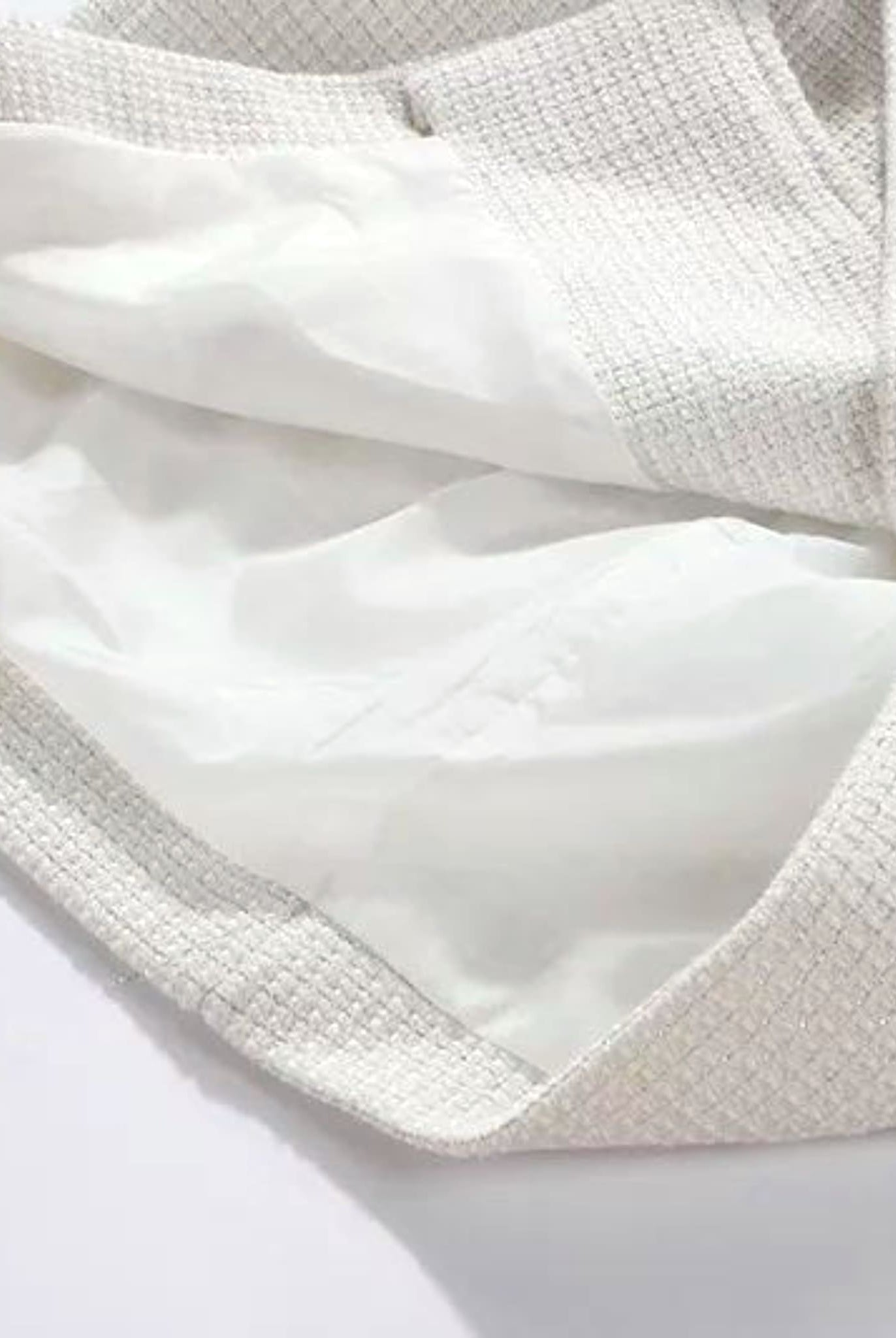 Elegant Tweed Dress With Belt