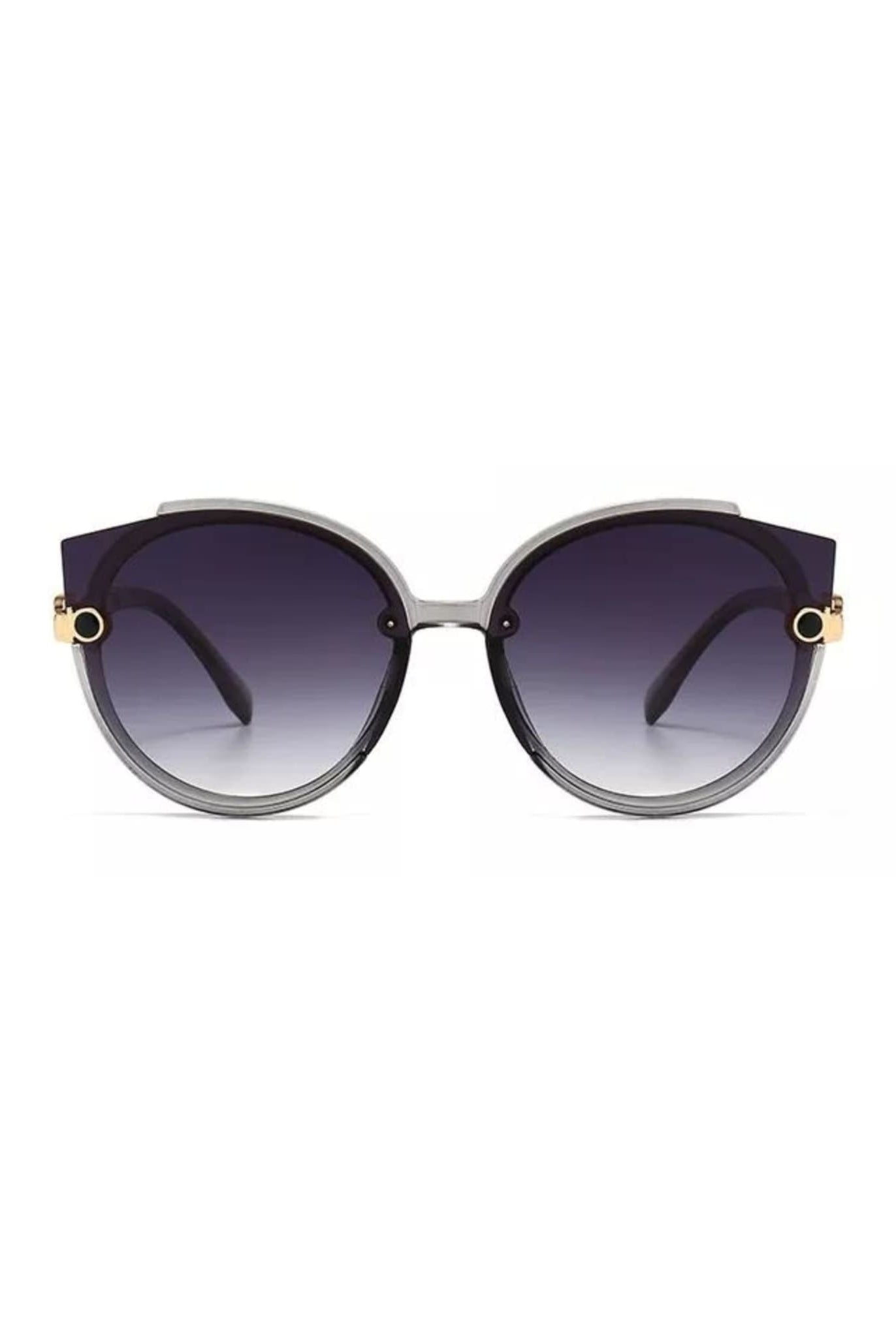 Gradient Cat Eye Sunglasses In Grey
