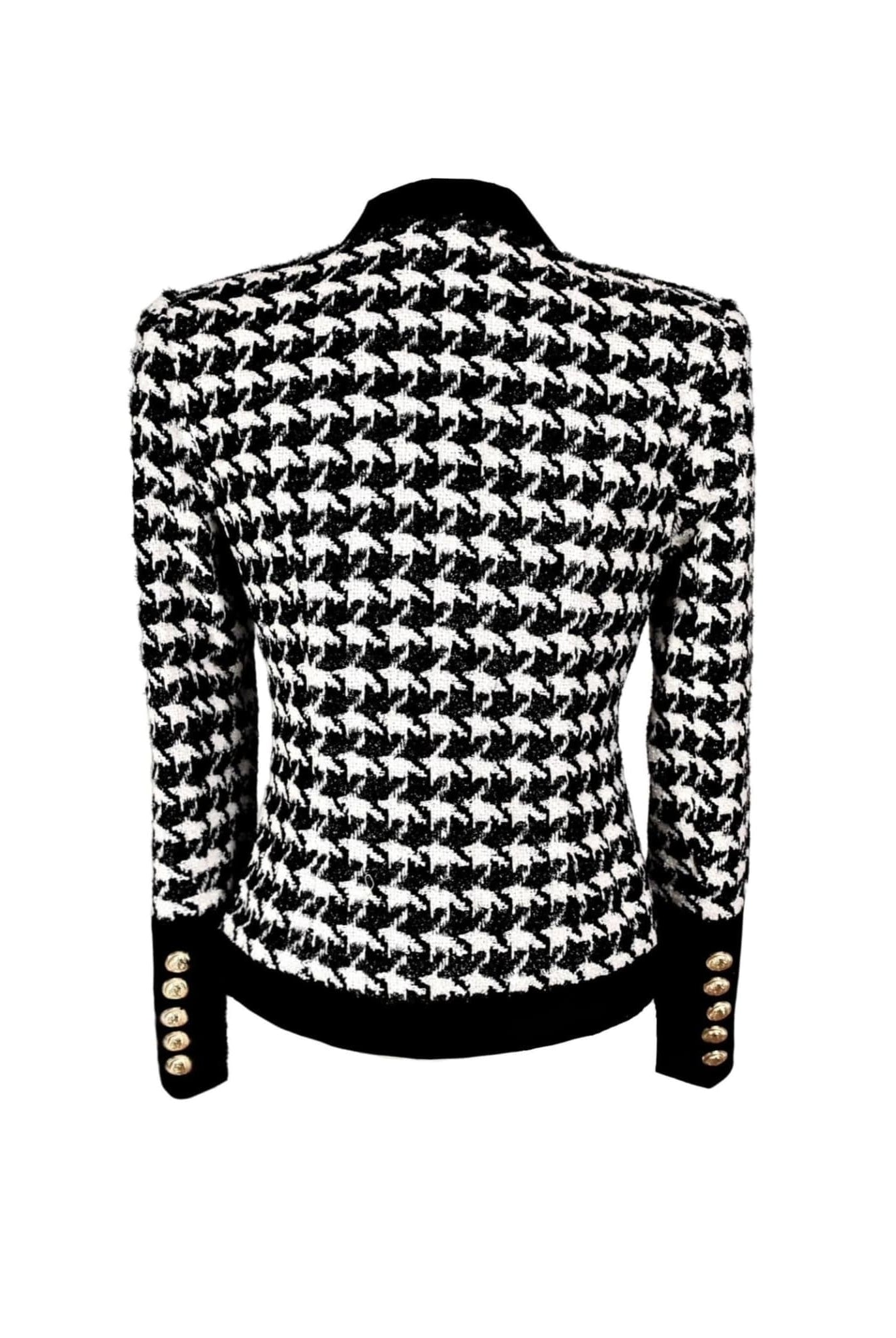 Houndstooth Tweed Blazer