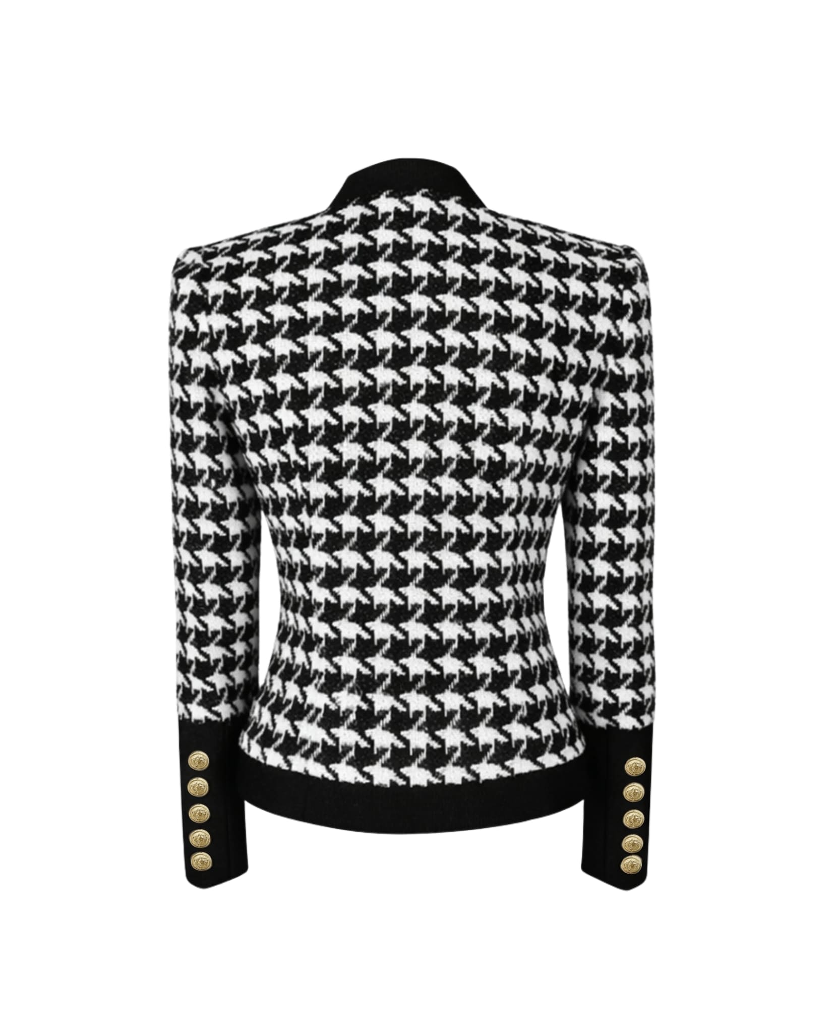 Houndstooth Tweed Blazer