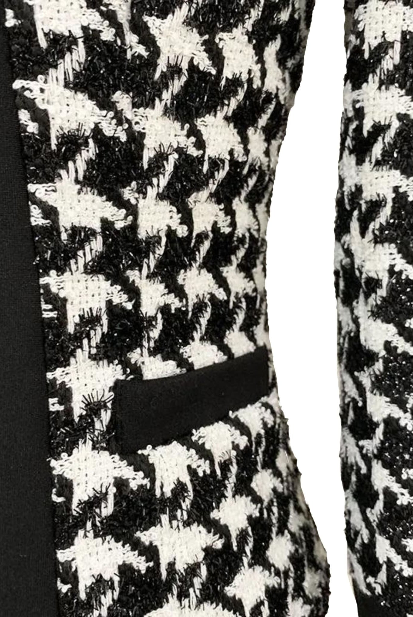 Houndstooth Tweed Blazer