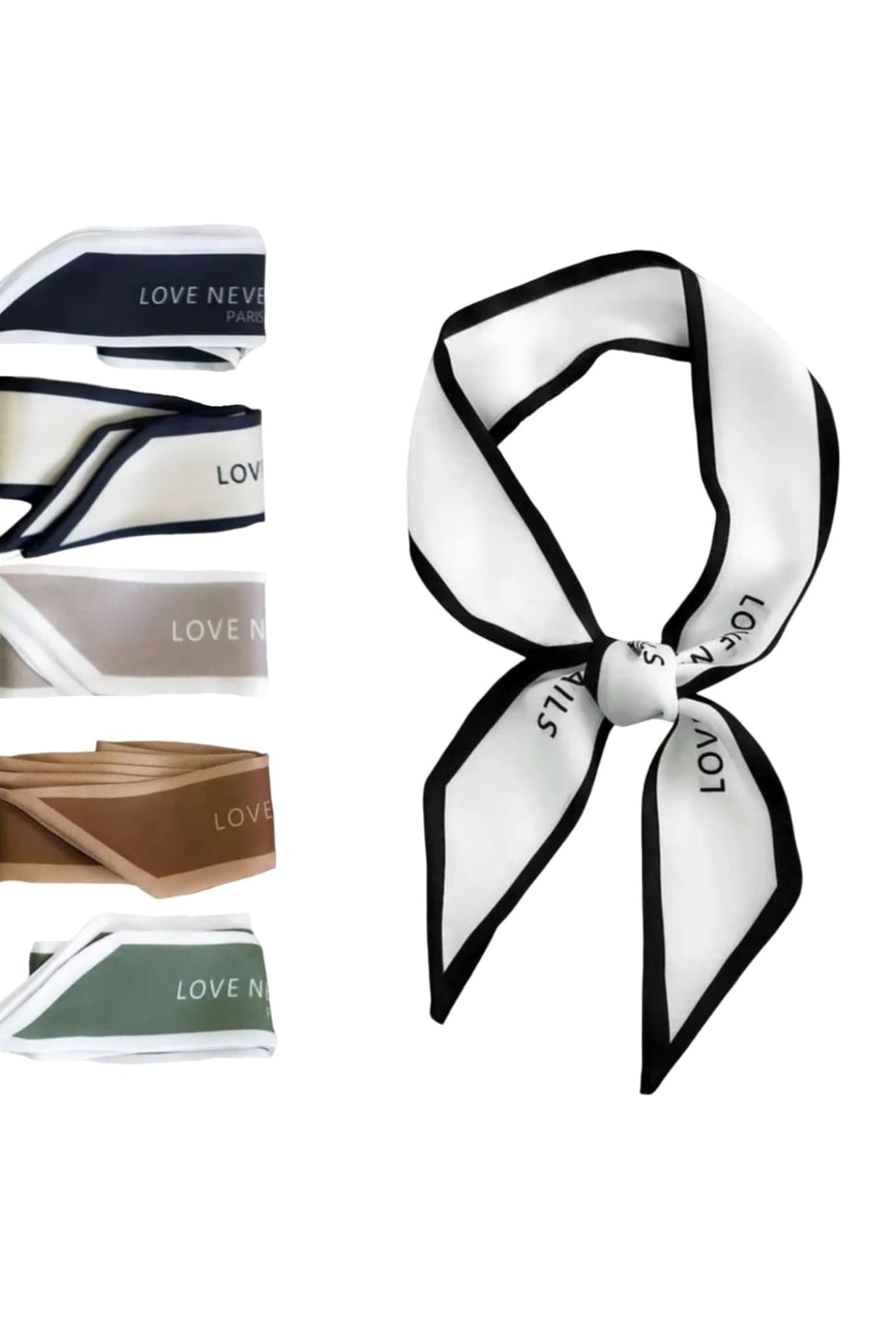 Ribbon Scarf With Print