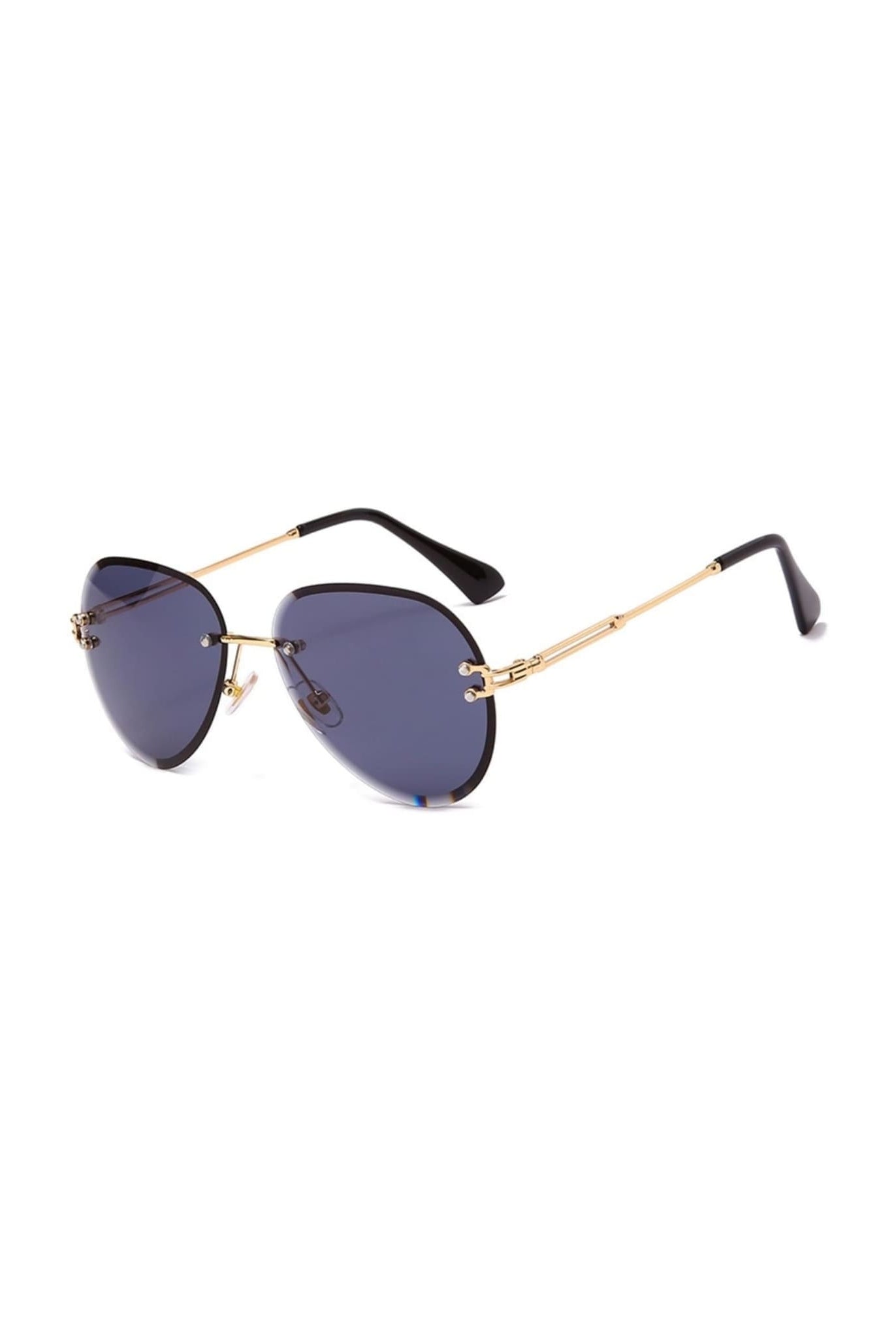 Rimless Aviator Sunglasses