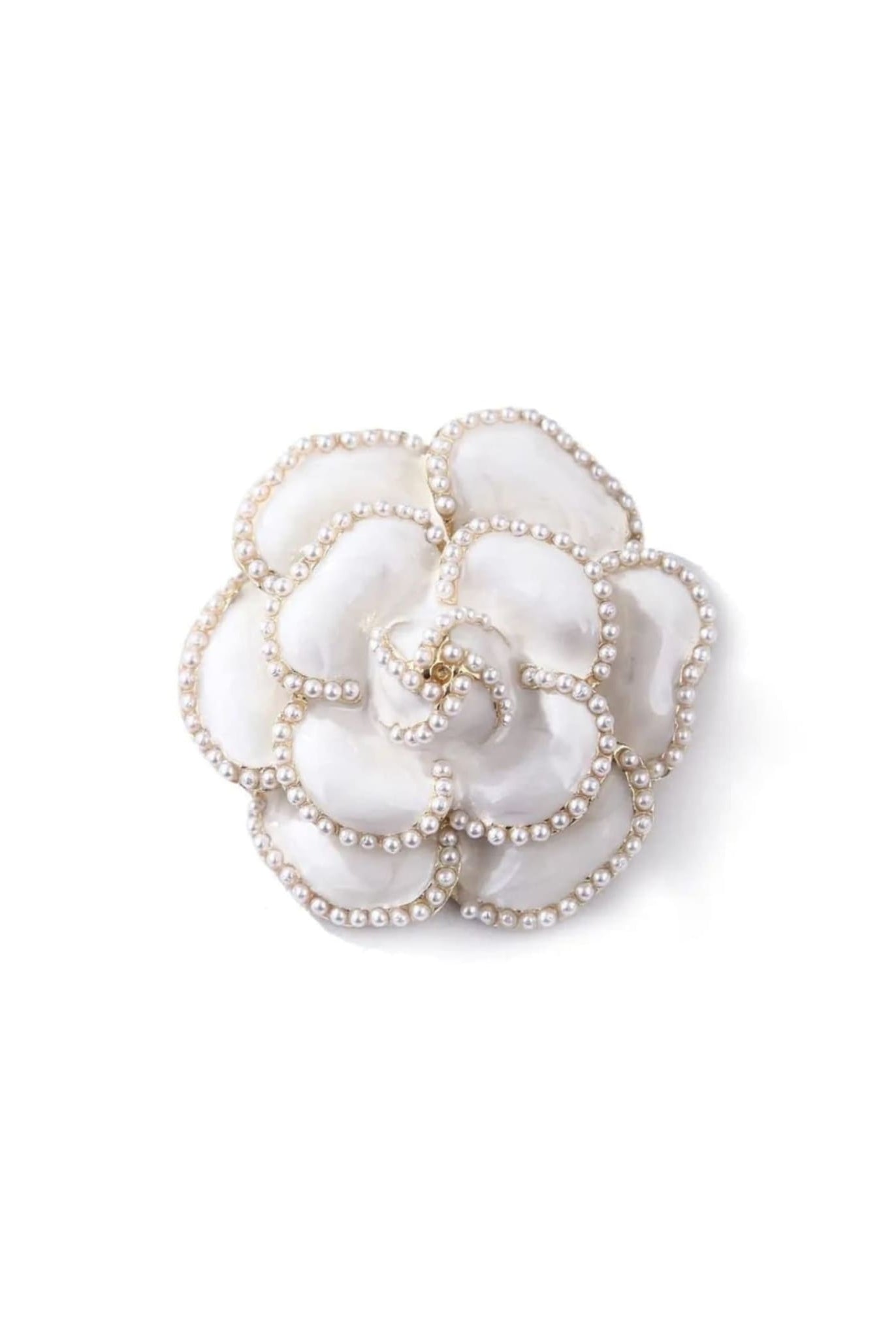 Vintage Style Camellia Brooch