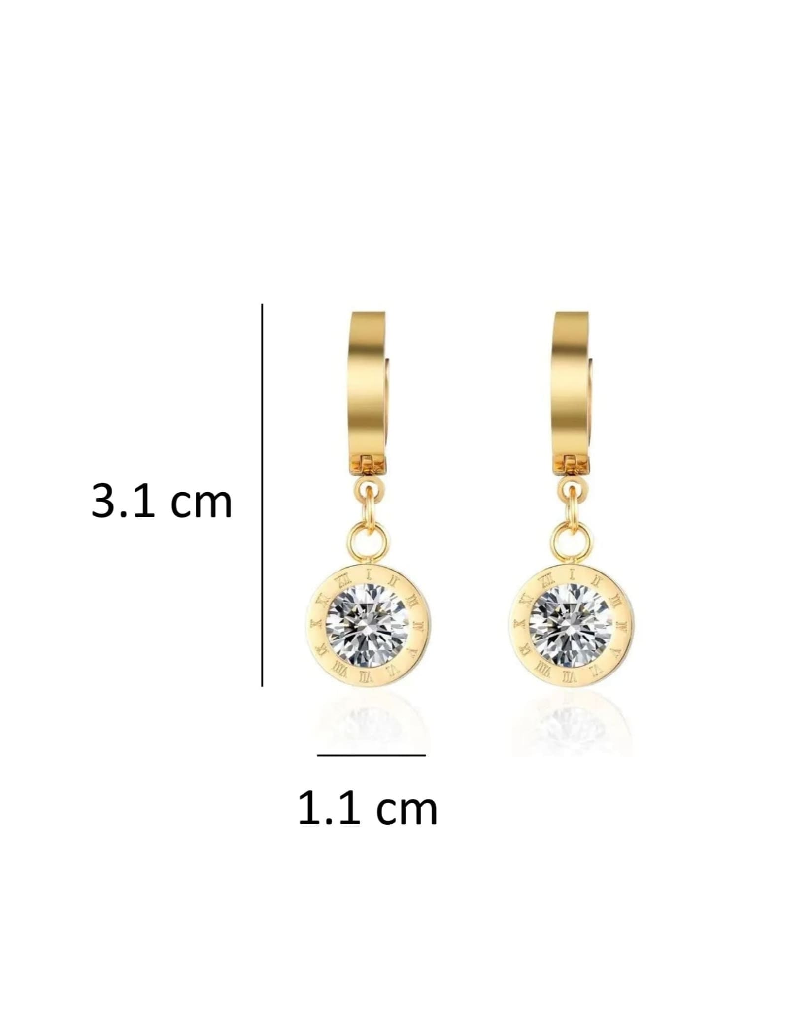 Aurelia Drop Earrings Size