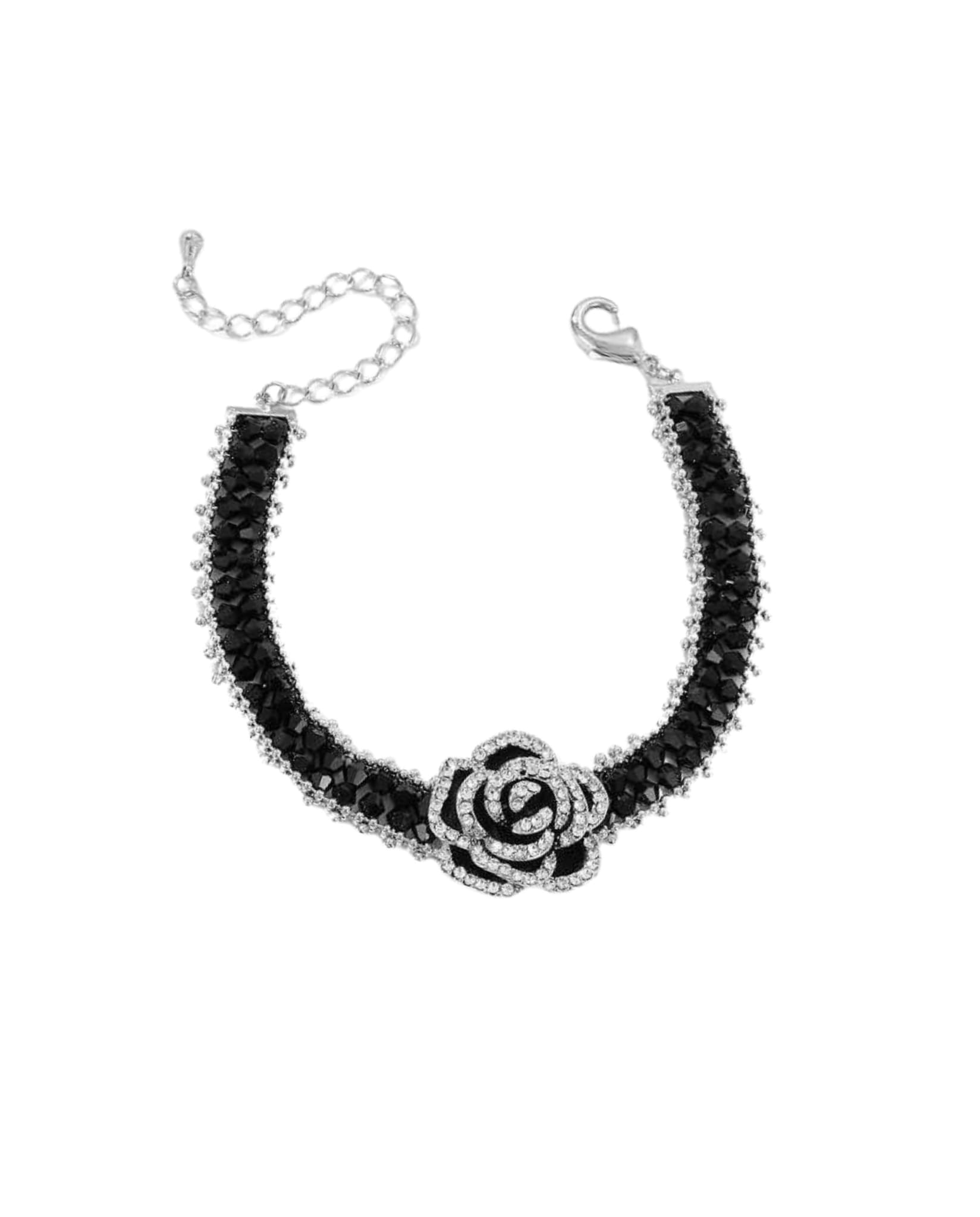 Black Camellia Bracelet