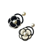 Camellia Flower & Pearl Hair Rope