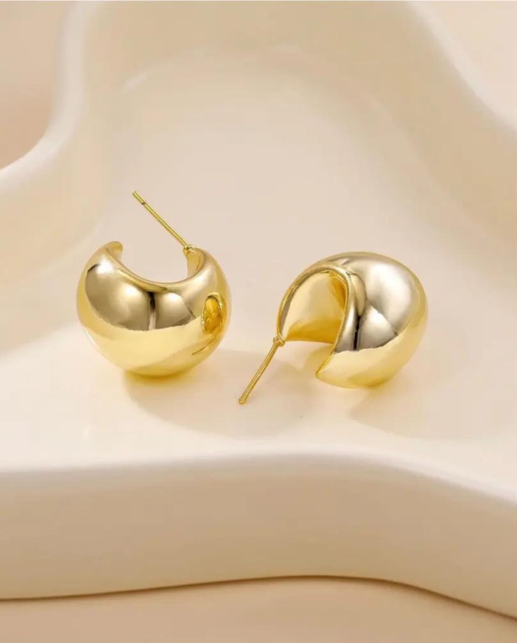 Chunky Gold Earrings