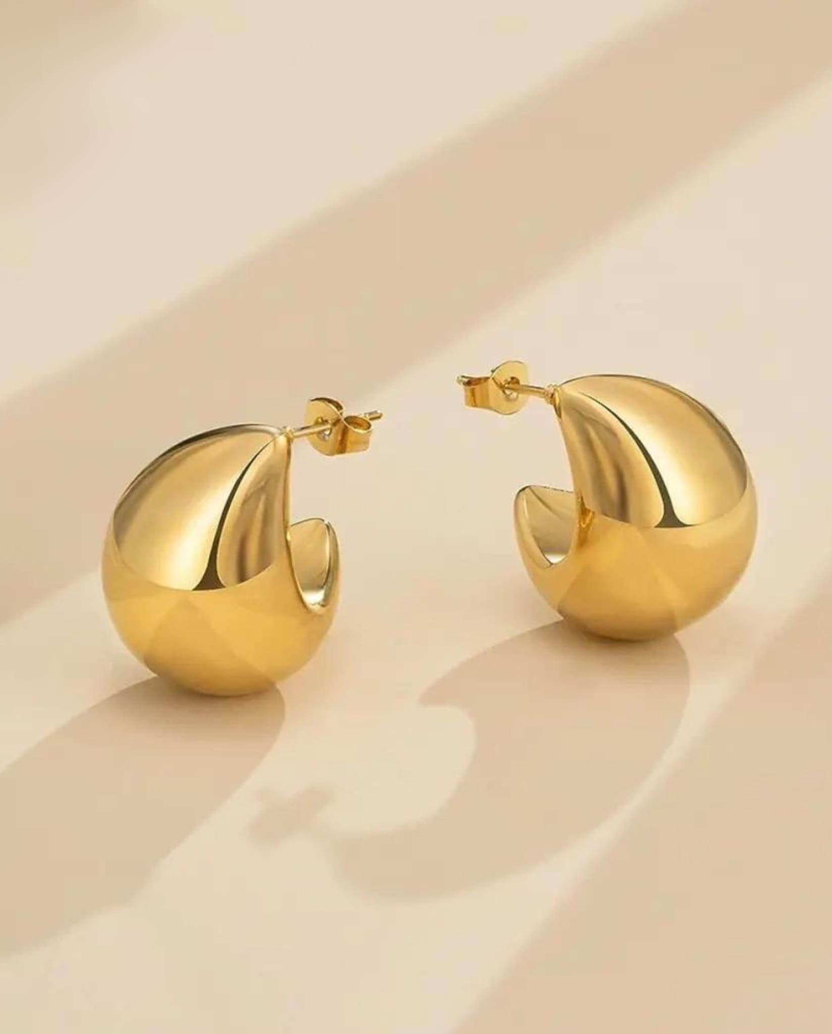 Chunky Gold Earrings