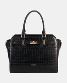 Crocodile Embossed PU Leather Tote Bag