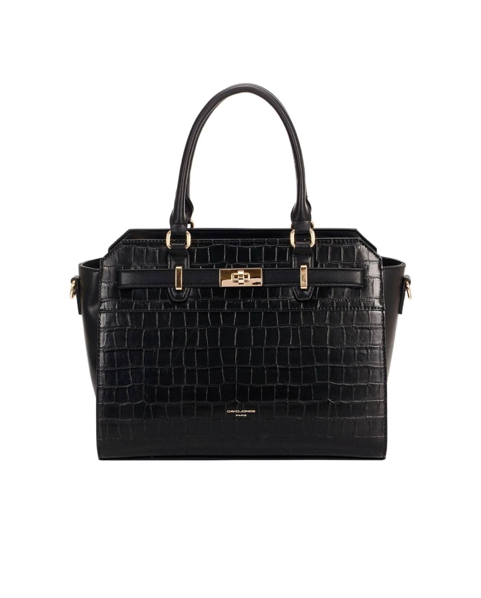 Crocodile Embossed PU Leather Tote Bag