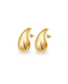 Drop Shape Earrings In Gold