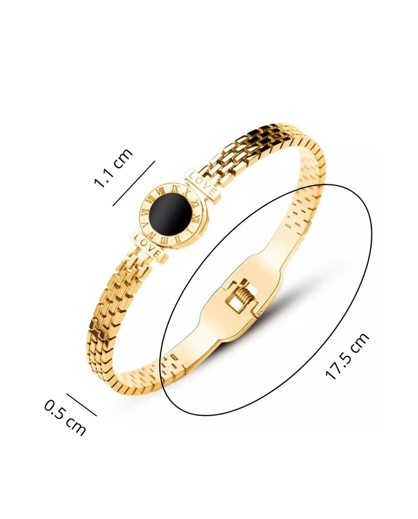 Gold Plated Bangle Bracelet Size