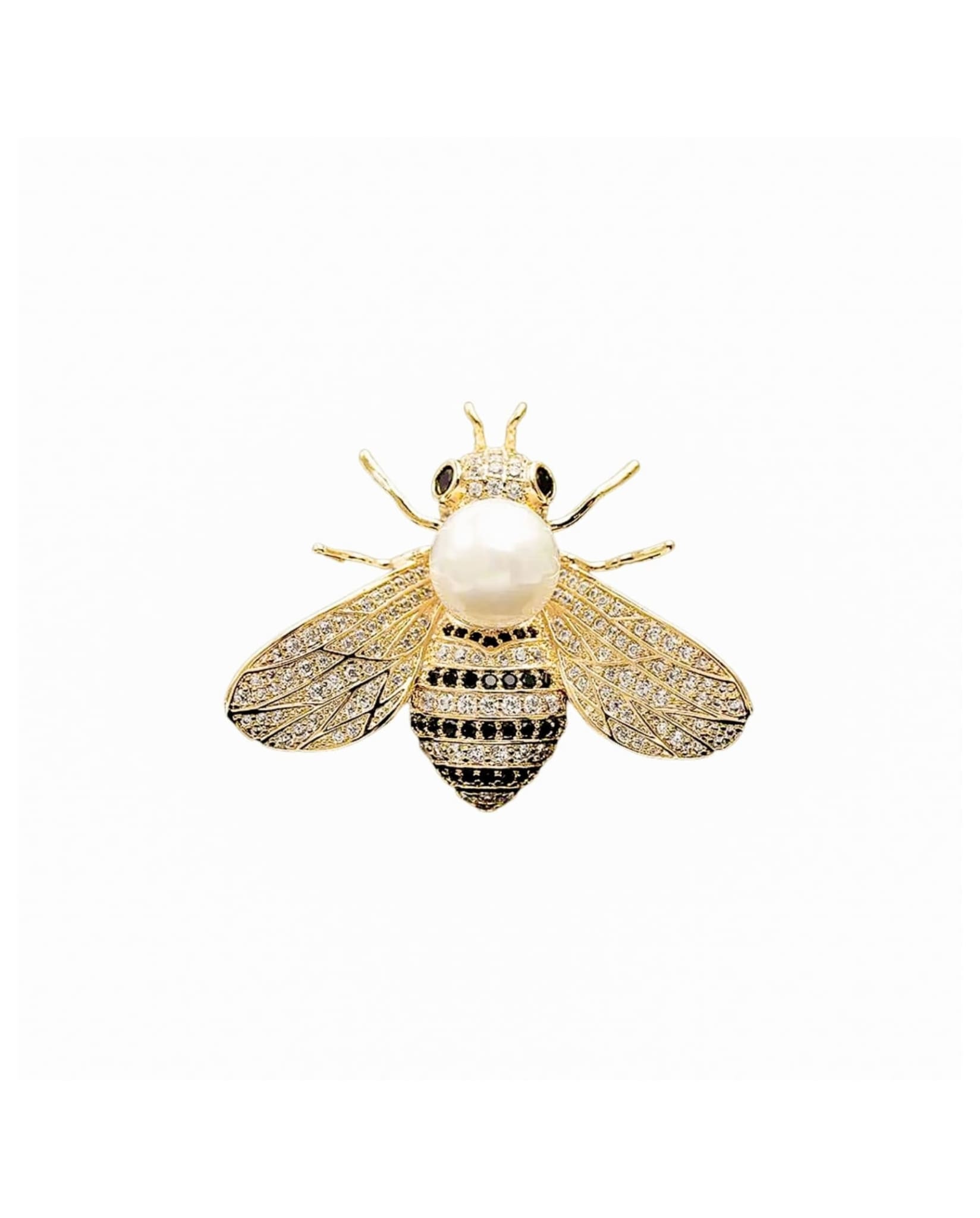 Gold Plated Bee Brooch