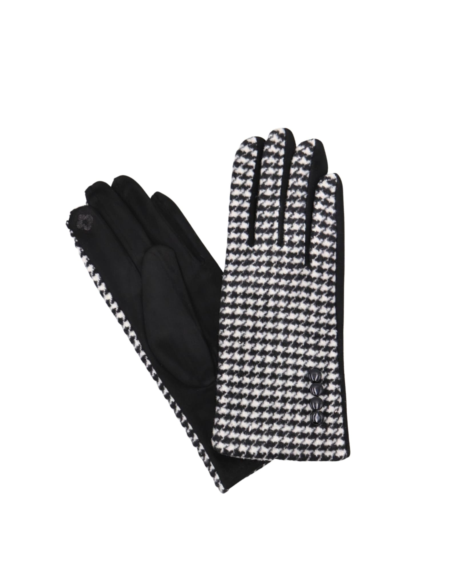 Houndstooth Gloves