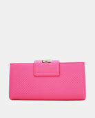 Large Wallet With Gold Details Pink