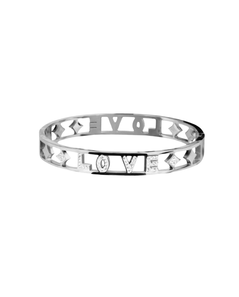 Love Bangle Bracelet In Silver