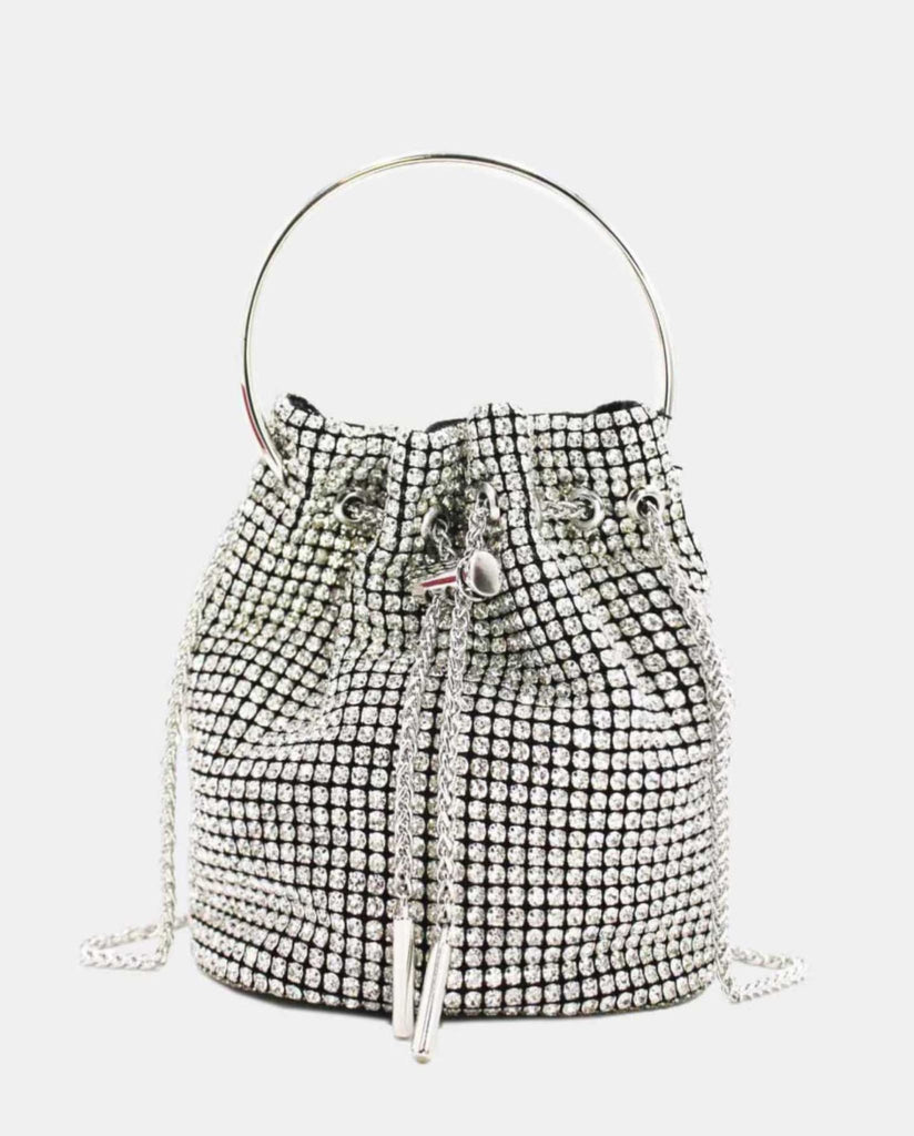 Rhinestone-bucket-bag-silver