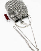 Rhinestone-bucket-bag-silver