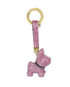 Sparkling Bag Charm Pink