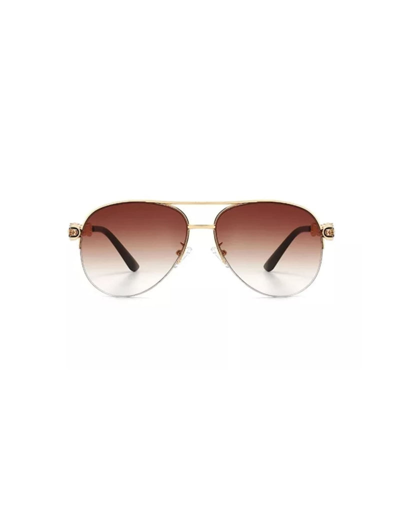 Aviator Sunglasses With Gradient Lenses