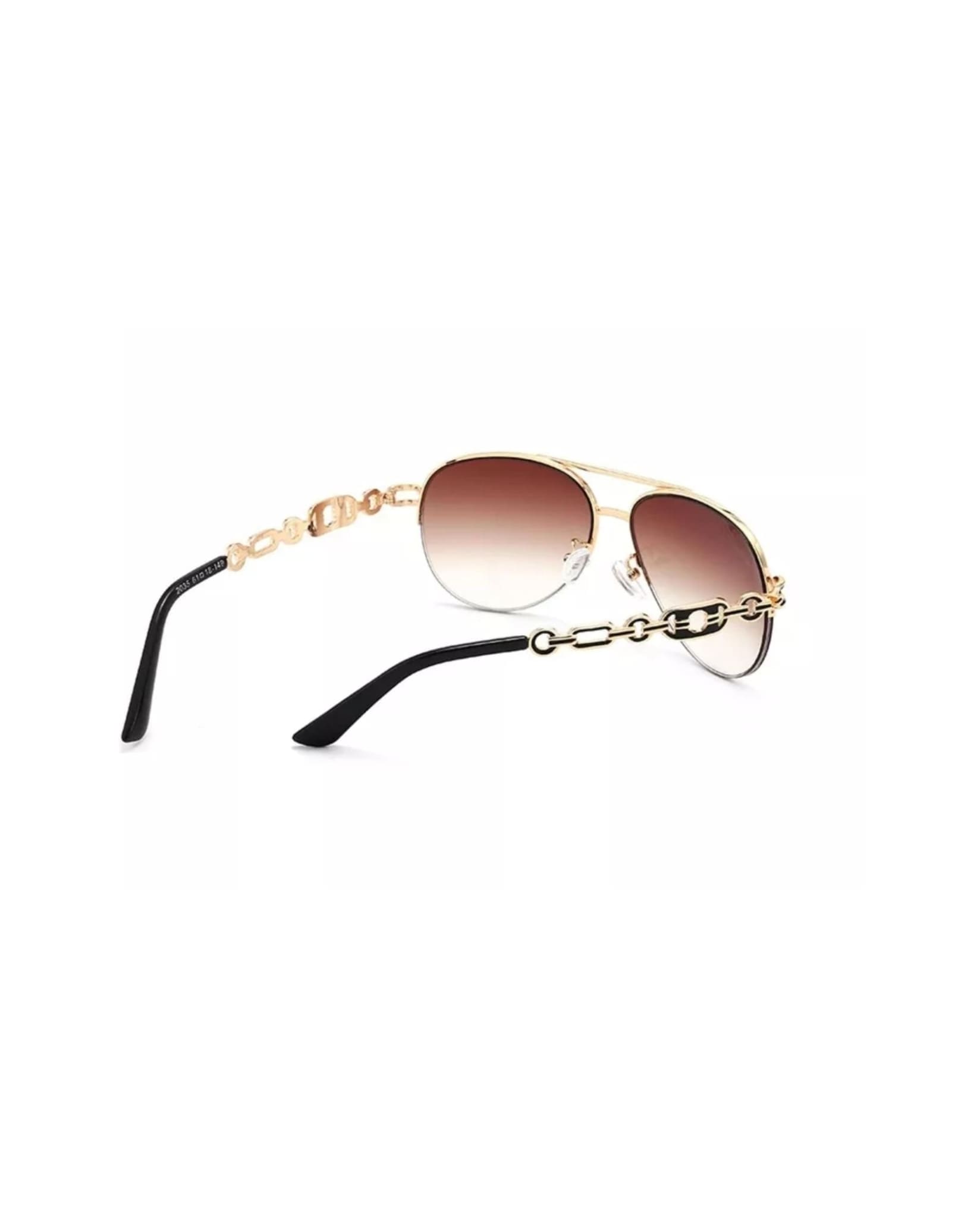 Aviator Sunglasses With Gradient Lenses