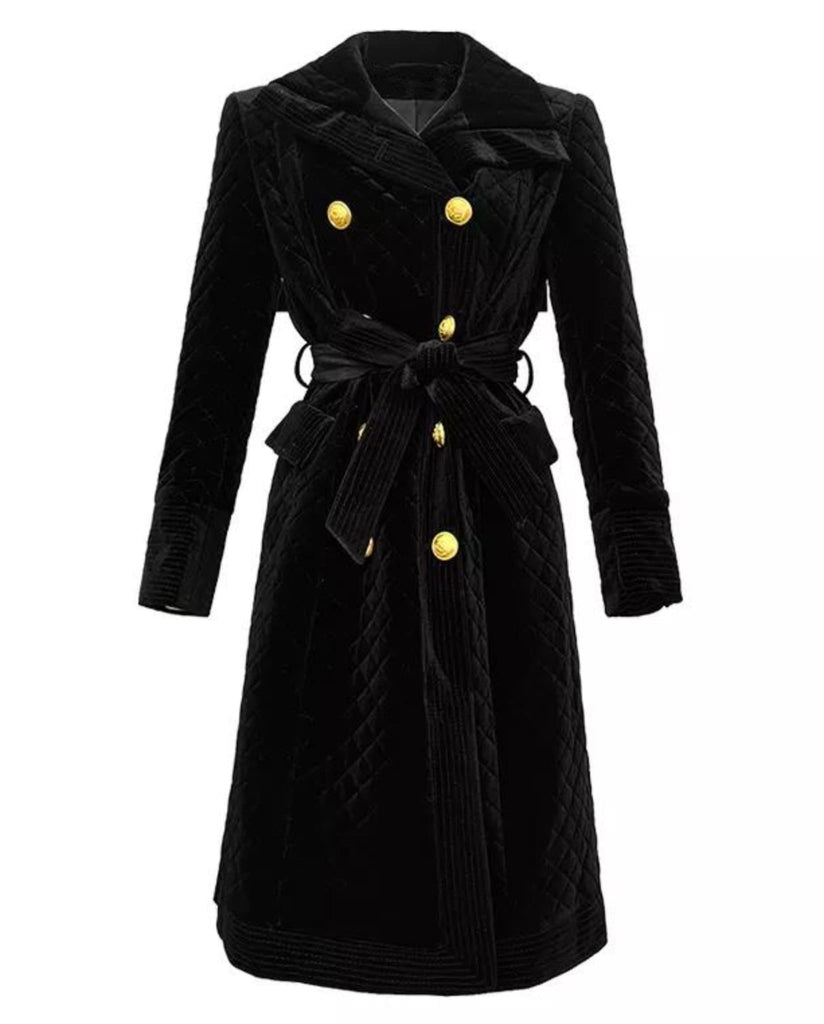 Black Velvet Coat