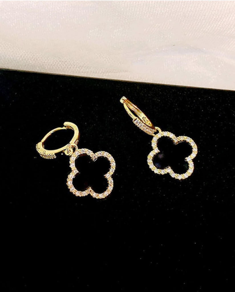 Clover Hoop Earrings