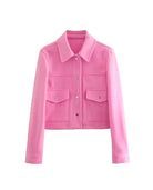 Cropped Pink Jacket